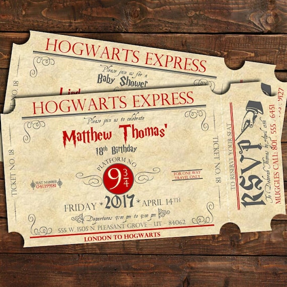 Harry Potter Invitation To Hogwarts 10