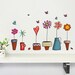 Wall decals flower POT