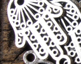 Moroccan Hand bead with two loops