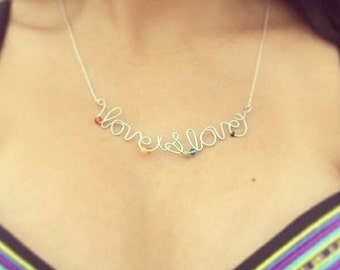 Love is Love-PLUS SIZE necklace