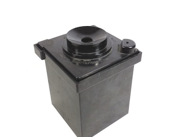 Fink-Roselieve Bakelite Cut Film Developing Tank Vintage 1930s Darkroom Photography Developing Equipment