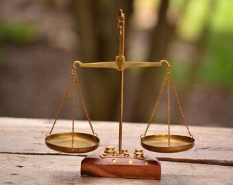 Apothecary Scale,Pair of Scales,Decorative Brass Scale Set,Collectible Brass Scale,Vintage Scale,Measuring Scale,Apothecary Measuring