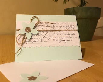 Floral Greeting Card