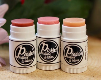 Mini mica-tinted lip balms | Tinted | Light blush of color in a rich moisturizing balm | Lip balm | Lip gloss | Mica Natural Tint. Lip Care