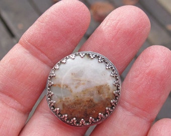 Native American Inspired Sterling Silver Ring - Size 8-3/4