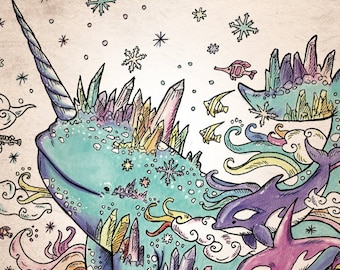 coloring book "Magical creatures coloring"