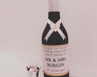 Personalised Large Champagne Party Popper