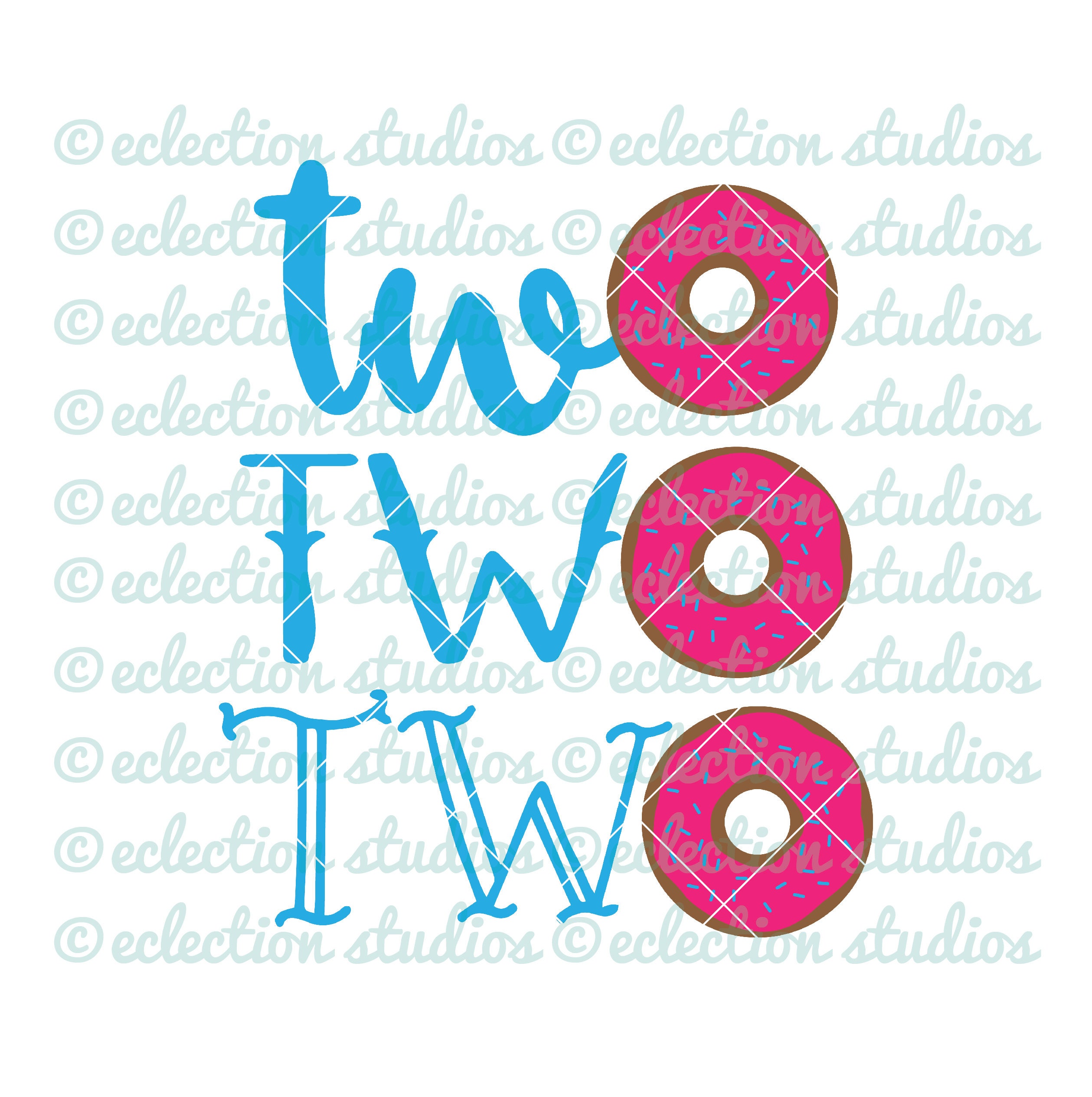 Download Donut SVG Two SVG second birthday donut theme birthday