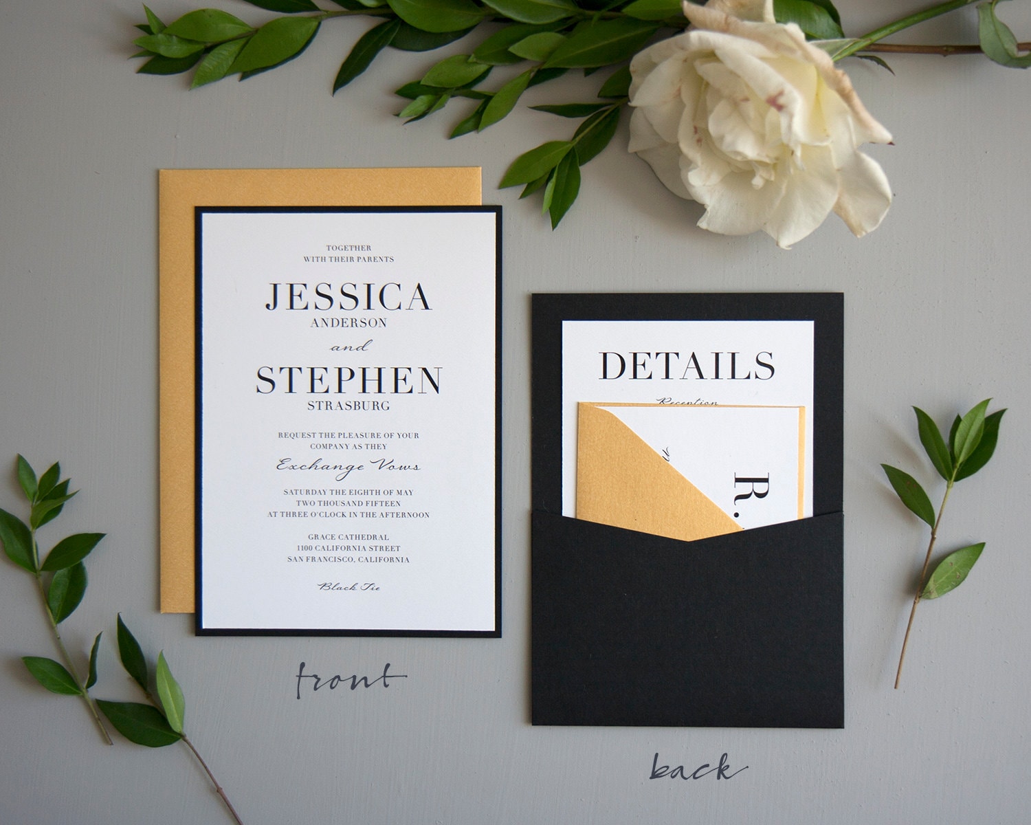 what does black tie mean on a wedding invitation