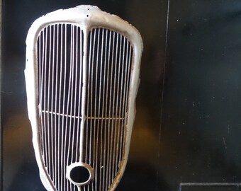 1938 Traction Avant Citroën Car Grill . French Vintage T.A Car Grille. Industrial Decor. Loft Decor. Restaurant Decor . Shop decor