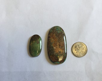Natural Royston Turquoise Cabochons