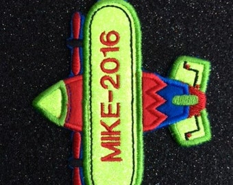 Personalized Airplane Ornament or Gift Tag