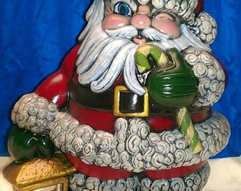 Unpainted, Ready to Paint Santa with Lantern