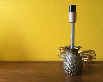 Vintage Brass Pineapple Lamp