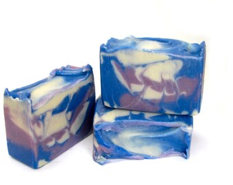 Blackberry-Basil Soap - Palm Free Soap - Shea Butter Soap - Vegan Soap - 95% Natural Soap