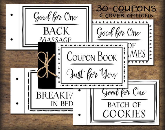 Wife coupon book gift