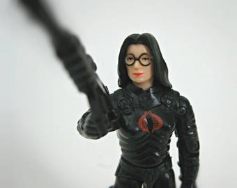 80's GI Joe Action Figure, Cobra Baroness, Toy Gift for Men, 1984 Hasbro Vintage GI Joe Toy, Kids Toys, Collectible, GI Joe Figure