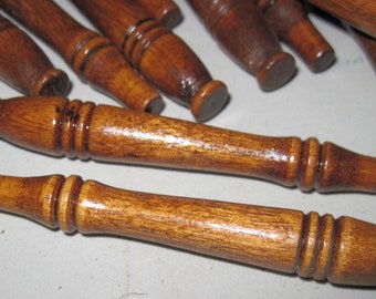 Lot 50 vintage wooden craft dowels pegs