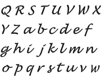 pretty lettering stencils