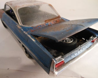 Scale Model, Pontiac Car, Classicwrecks ,Rusted Wreck,Model Hobby,WideTrack