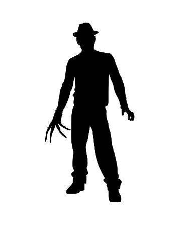 Freddy Krueger Horror Nightmare on Elm Street Vinyl Car Decal