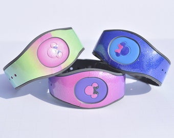 Ombre Glitter MagicBand Decal | MagicBand 2.0 Skin | RTS Ready To Ship | Fits Both Adult & Child Bands | Ombre Glitter Decals