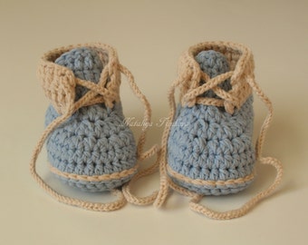 Crochet baby booties/Boys booties /Crochet boots /Baby booties /Crochet Baby Shoes