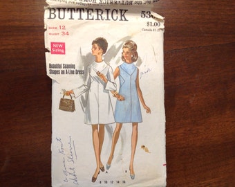 Like Bill Blass Pattern Vogue Americana 2055--Butterick 5301