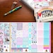 Hello Mermaids Planner Stickers, Weekly Kit, Vertical, Horizontal and B6