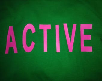 Pink and Green Active