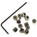 72 Silver Locking Pin Backs, Pin Keeper Locking Keepers, 6 Dozen Sets Lapel Back Vest Cap Hat, Pinback Lock Saver Tool