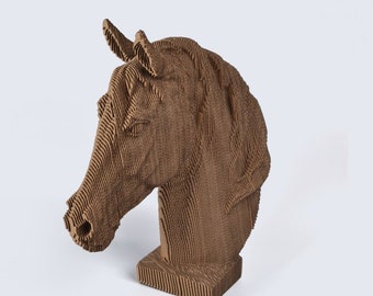 Horse Head - DIY Cardboard Craft