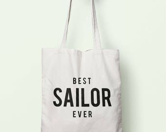 Best Sailor Ever Tote Bag Long Handles TB1281
