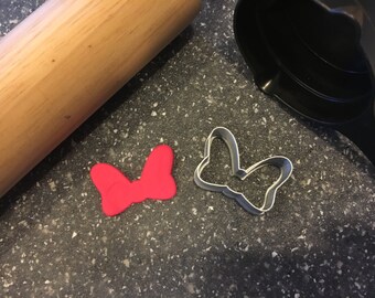 Minnie Bow Outline Cookie Cutter - Fondant Cutter