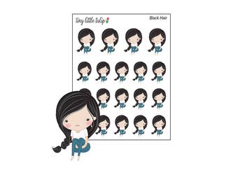 Planner Stickers Sad Girl Doodle Stickers