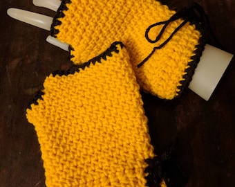 Made to order wrist warmers fingerless gloves