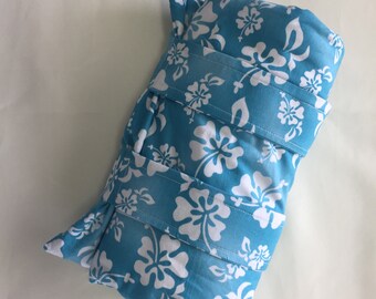 Knee Hot Cold Pack, Removeable Cover Hot Pack, Lavender Scented Arm Leg Hot Cold Pack, Organic French Lavender and Flax Seed Hot Cold Pack