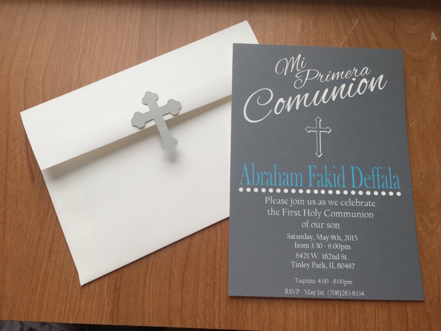 Personalized Communion Invitations Affordable Custom Baptism