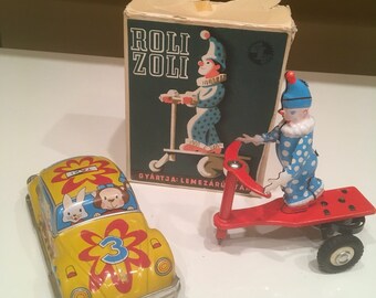 Tin Toys Rolu Zoli & Animal Taxi