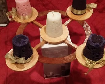 Wooden Advent Wreath