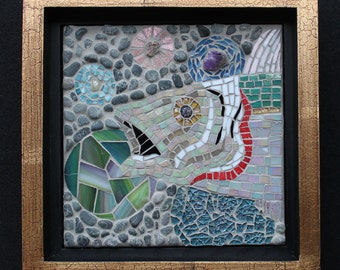SUMMER SALE !!! Mosaic Wall Art: Pompeii Fish
