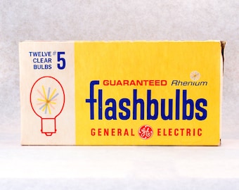 General Electric (GE) Flash Bulbs #5 - 12 Pack
