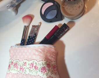 Roses Cosmetic Bag