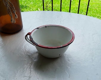 Enamelware Cup Enamel Cup Granite Ware Drinking Cup Swedish Enamel Ware