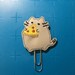 Pusheen Eating Pizza Planner Clip