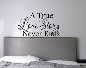 A True Love Story Never Ends custom wedding gift custom