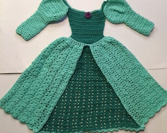 Green Princess Dress Blanket