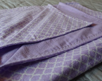 Baby Blanket - Purple Flannel
