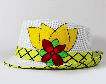 Paruma Decorated Fedora Hat