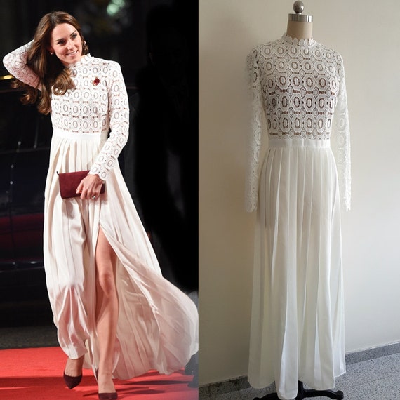 Long Sleeve Wedding Dresses Like Kate Middleton 2